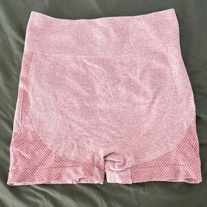 Women's Pink High-Waisted Shorts